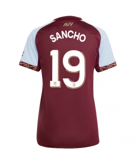 Billige Fotballdrakt Aston Villa Jadon Sancho #19 Replika Hjemmedrakt Dame 2025-26 Kortermet Billige Fotballdrakt Aston Villa Jadon Sancho #19 Replika Hjemmedrakt Dame 2025-26 Kortermet